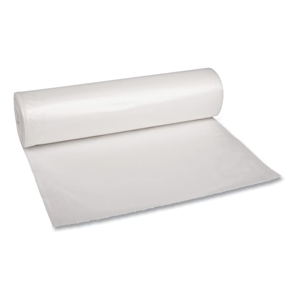 Boardwalk 60 gal Trash Bags, 38 in x 58 in, Extra Heavy-Duty, 1.1 mil, Clear, 100 PK BWK533 - main